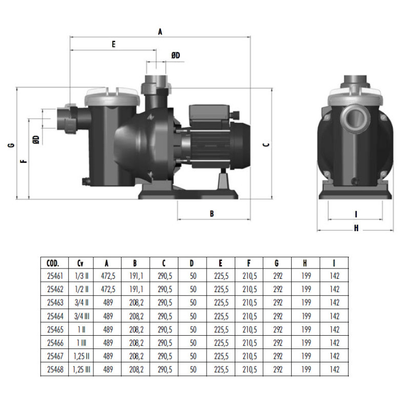Pompe Filtration Sena