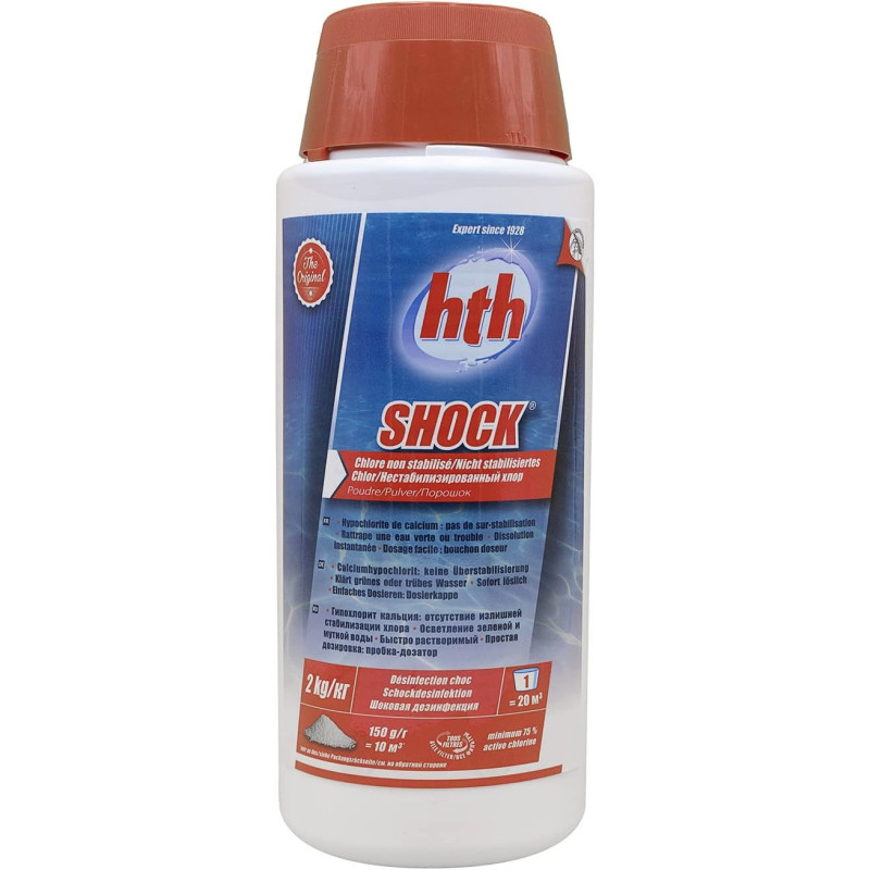 Hypochlorite de calcium HTH Shock désinfection choc