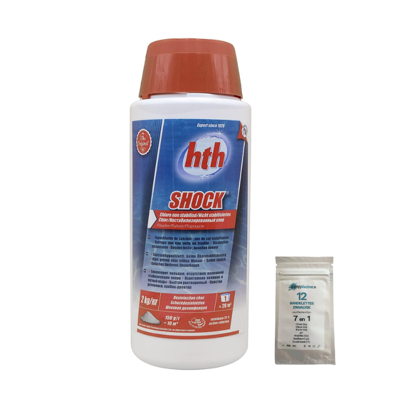Hypochlorite de calcium HTH Shock désinfection choc