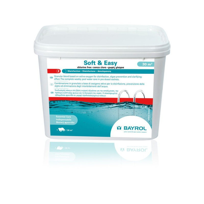 Oxygène actif multiaction Bayrol Soft & Easy sans chlore