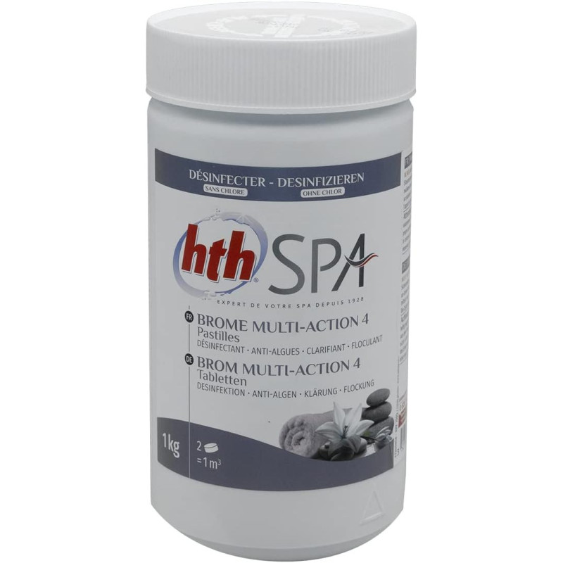 HTH SPA Brome pastilles désinfection spa régulière 1 kg