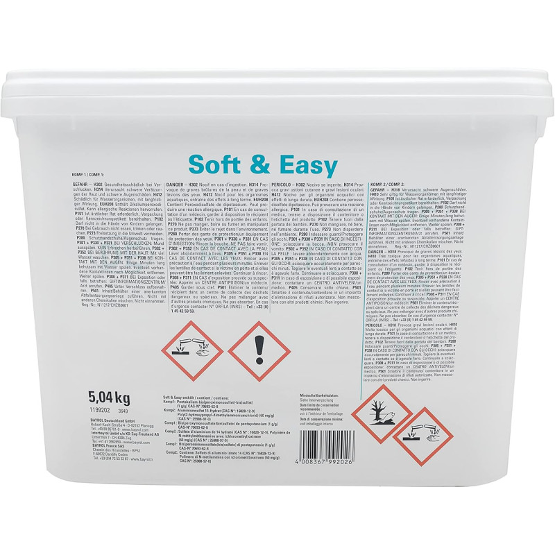Oxygène actif multiaction Bayrol Soft & Easy sans chlore