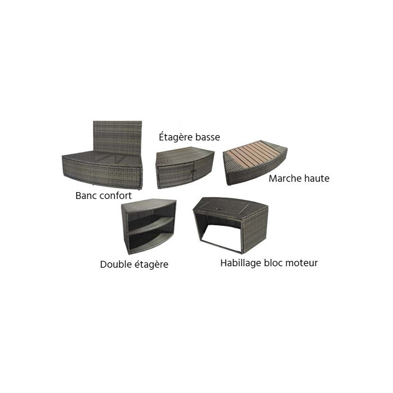 Mobilier spa Netspa Octopus