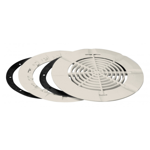 Bride, grille et joint BWT Color Renovation pour bonde de fond BL-311/BB-310