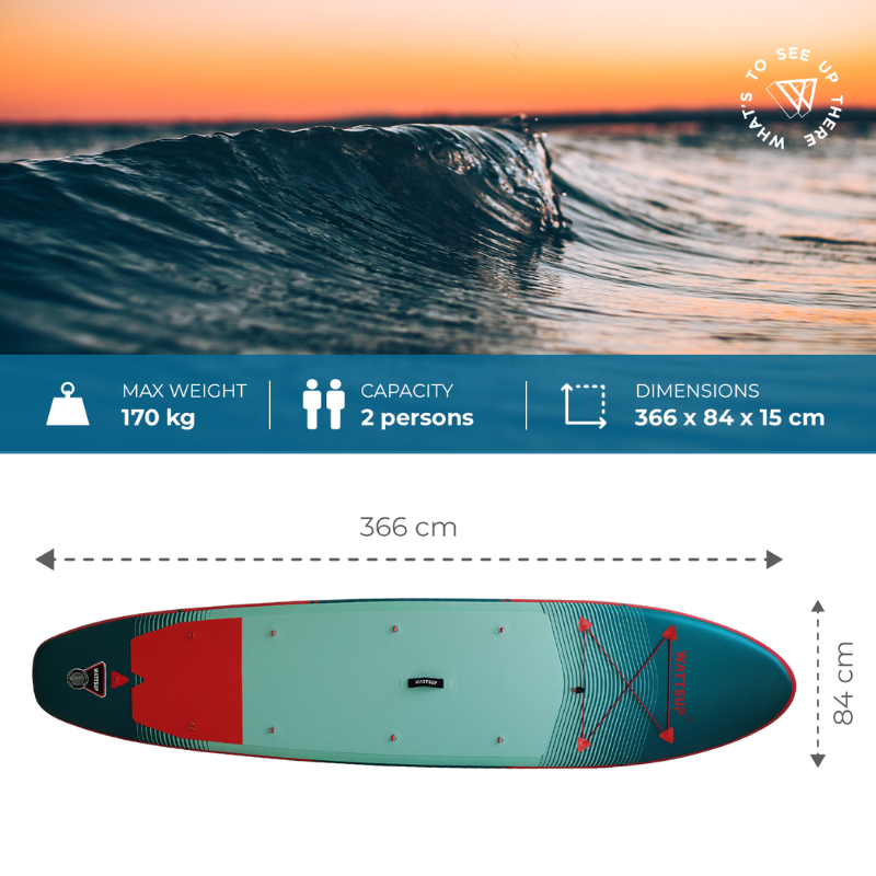 Paddle gonflable WattSup F12