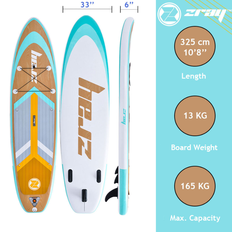 Paddle gonflable Zray Grain 10'8"