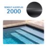 Liner PVC armé 150/100e Uni avec vernis Alkorplan gris anthracite