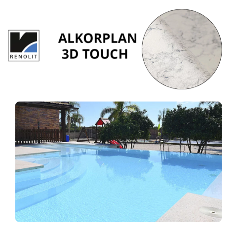 Liner PVC armé 200/100e verni imprimé ALKORPALN 3000 3D TOUCH Vanity