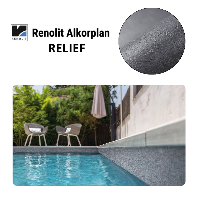 Liner PVC armé 150/100e uni antidérapant Alkorplan 1000