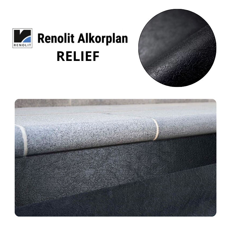 Liner PVC armé 150/100e uni antidérapant Alkorplan 1000