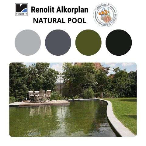 Liner PVC armé Renolit Alkorplan Natural Pool