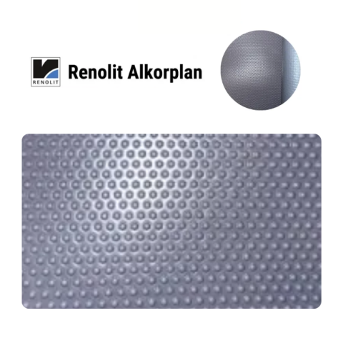 Liner PVC armé 180/100e uni antidérapant Alkorplan - Fin de série