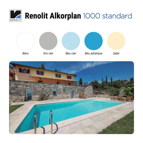 Liner PVC armé 150/100e Uni Alkorplan