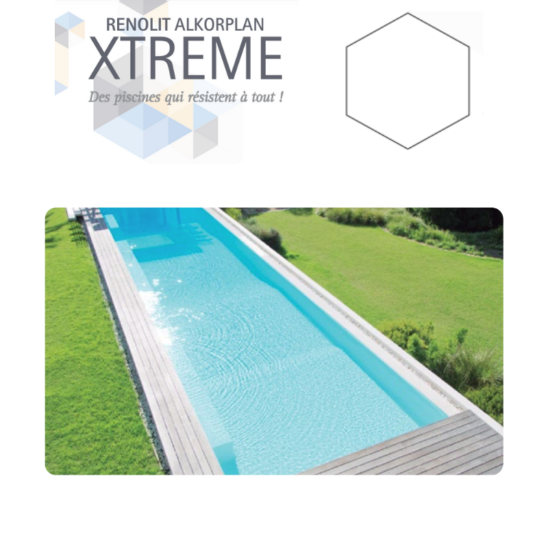 Liner PVC armé uni Alkorplan Xtreme antidérapant 