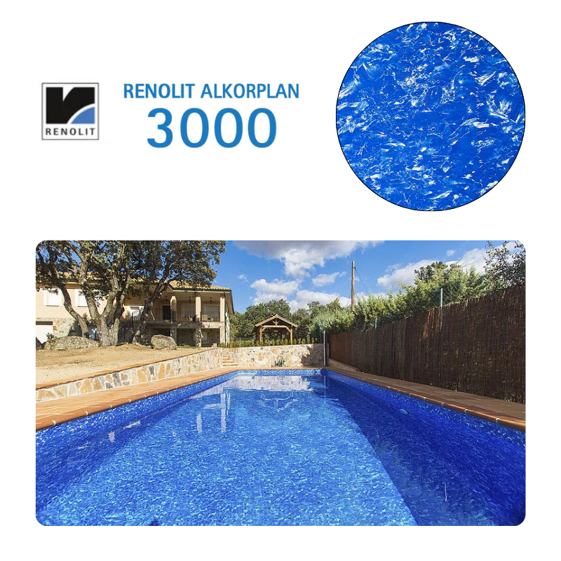 Liner PVC armé 150/100e verni Imprimé ALKORPLAN 3000