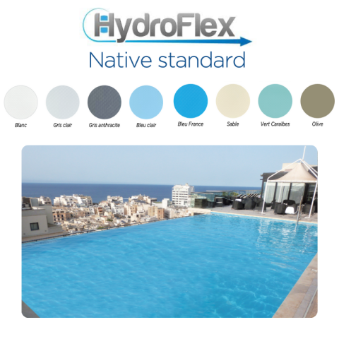 Liner PVC armé 150/100e Uni Standard HYDROFLEX