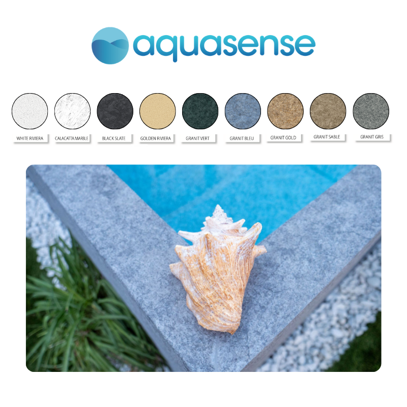 Liner PVC armé Aquasense - imprimé texturé