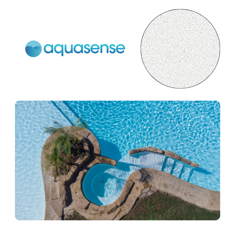 Liner PVC armé Aquasense - imprimé texturé