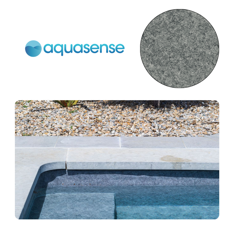 Liner PVC armé Aquasense - imprimé texturé