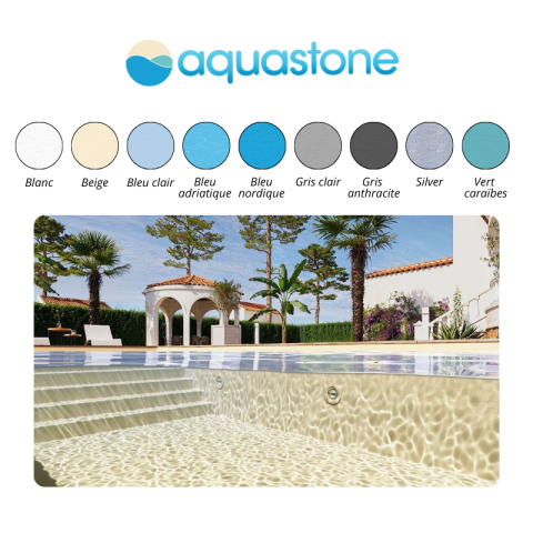 Liner PVC armé 180/100e Aquastone 3D