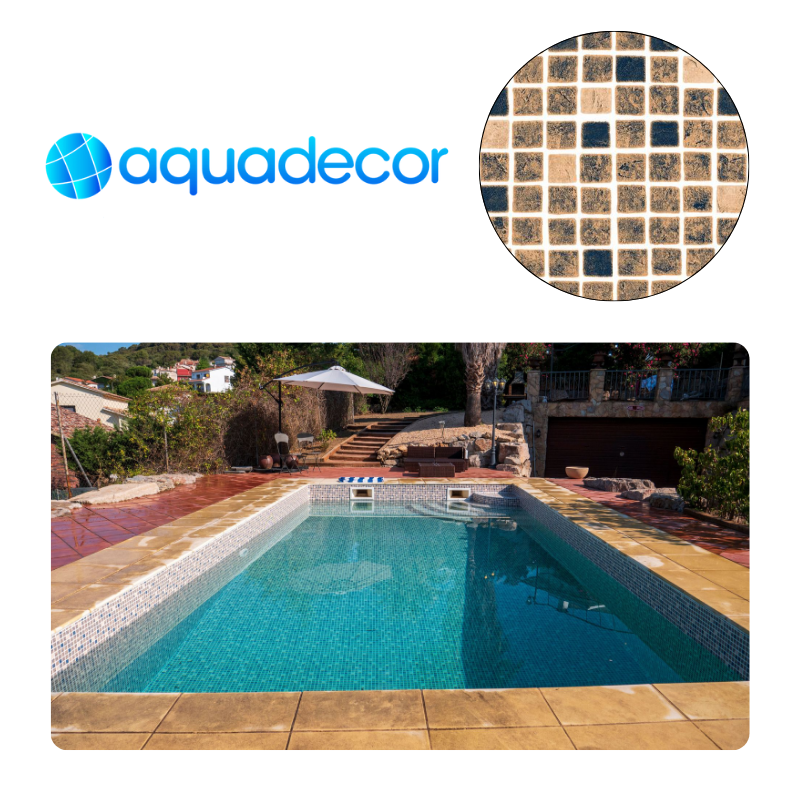 Liner PVC armé Aquadecor 150/100e - mosaïque