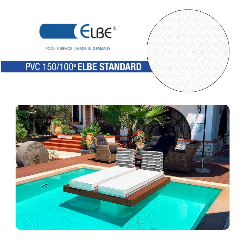 Liner PVC Armé 150/100e Uni Standard Elbe Blue Line