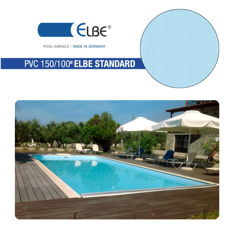 Liner PVC Armé 150/100e Uni Standard Elbe Blue Line