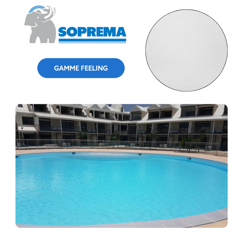 Liner PVC armé SOPREMAPOOL 3D 150/100e