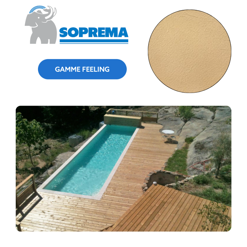 Liner PVC armé SOPREMAPOOL 3D 150/100e