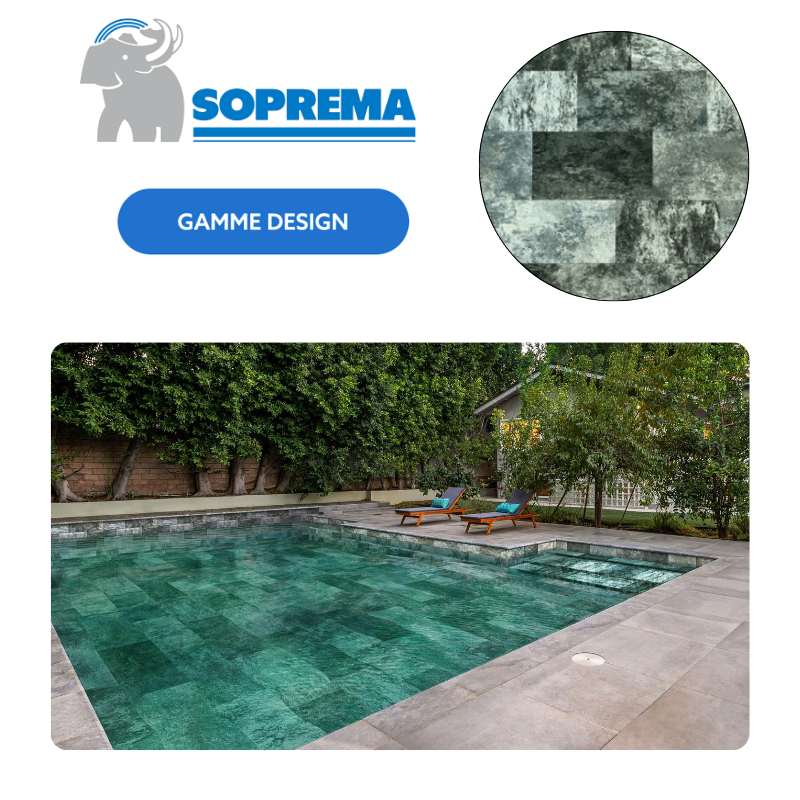 Liner PVC armé SOPREMAPOOL Design 150/100e