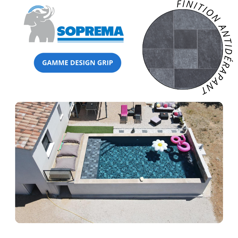 Liner PVC armé SOPREMAPOOL Design 150/100e