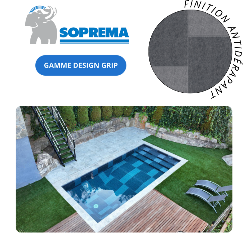Liner PVC armé SOPREMAPOOL Design 150/100e