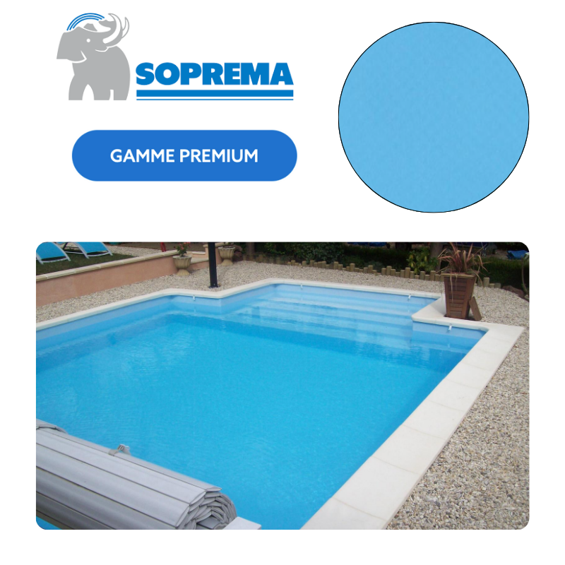 Liner PVC armé SOPREMAPOOL Design 150/100e