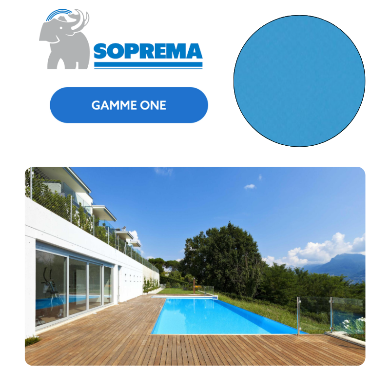 Liner PVC armé SOPREMAPOOL Design 150/100e