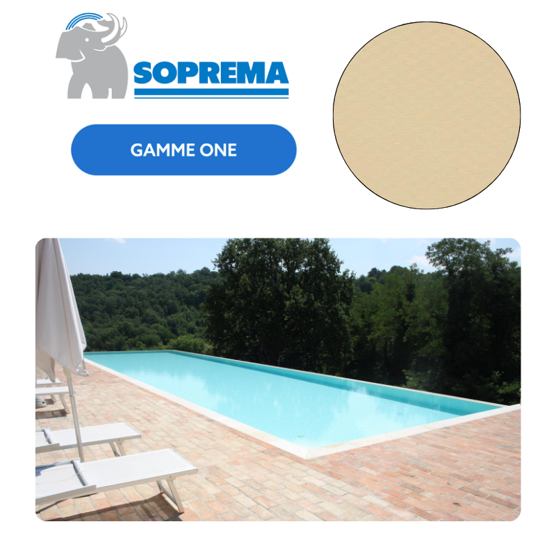 Liner PVC armé SOPREMAPOOL Design 150/100e