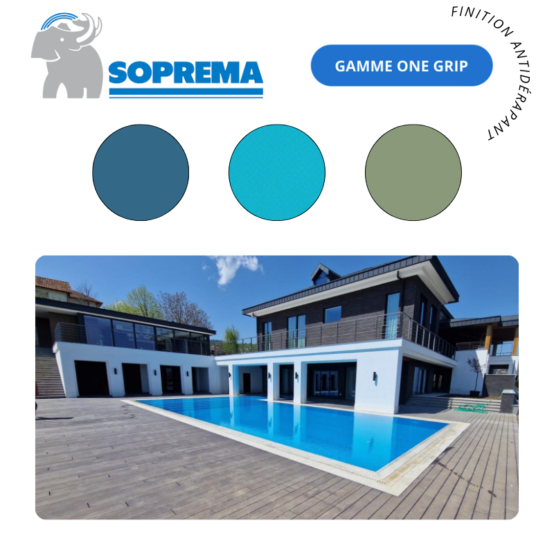 Liner PVC armé SOPREMAPOOL Design 150/100e