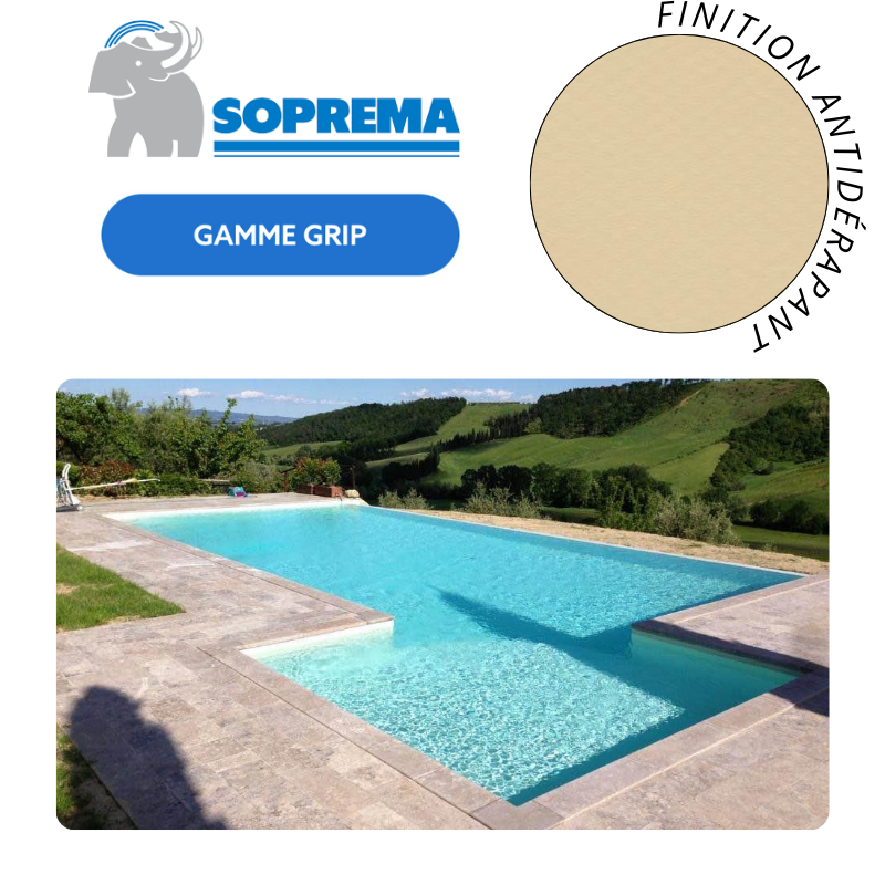 Liner PVC armé SOPREMAPOOL Design 150/100e
