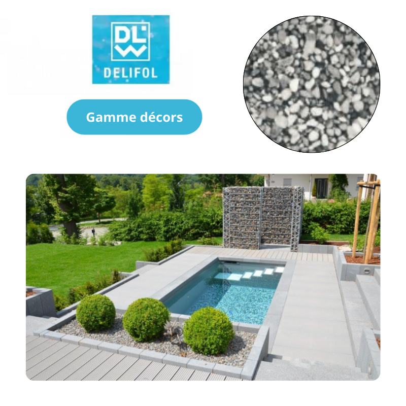 Liner PVC armé 150/100e uni type NG Delifol