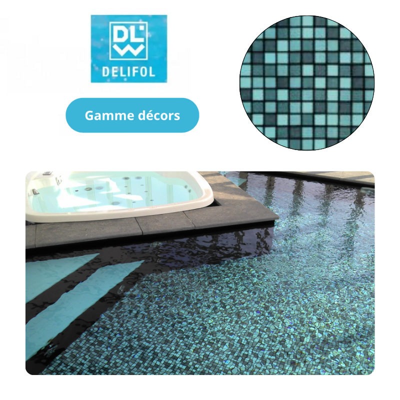 Liner PVC armé 150/100e uni type NG Delifol