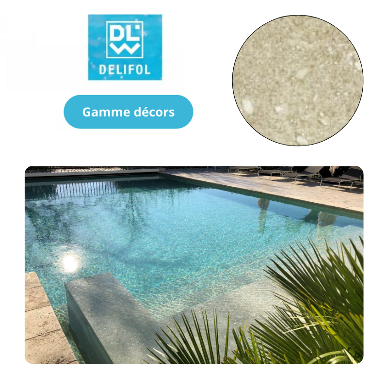 Liner PVC armé 150/100e uni type NG Delifol