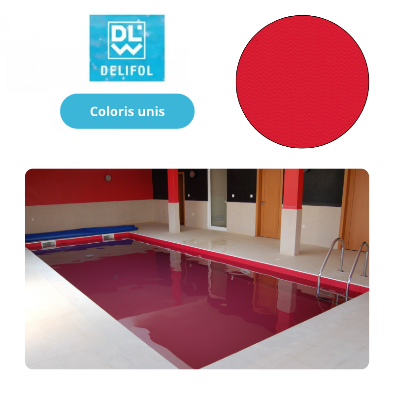 Liner PVC armé 150/100e uni type NG Delifol