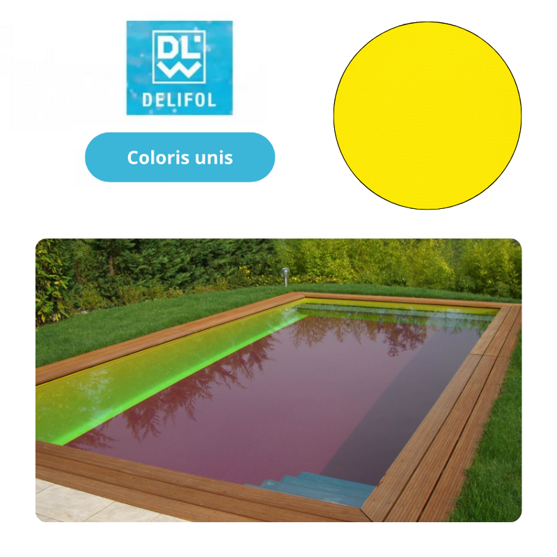 Liner PVC armé 150/100e uni type NG Delifol
