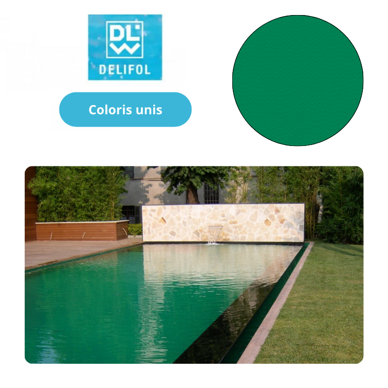 Liner PVC armé 150/100e uni type NG Delifol