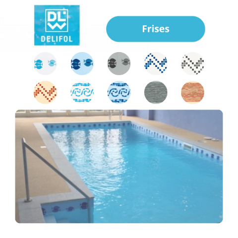 Liner PVC armé 150/100e uni type NG Delifol