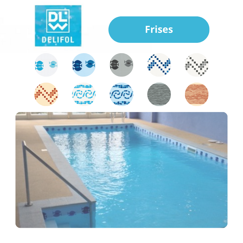 Liner PVC armé 150/100e uni type NG Delifol
