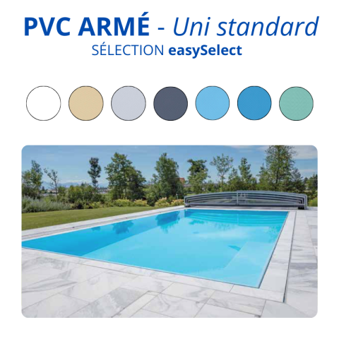 Liner PVC armé 150/100e Uni Standard easyFlex