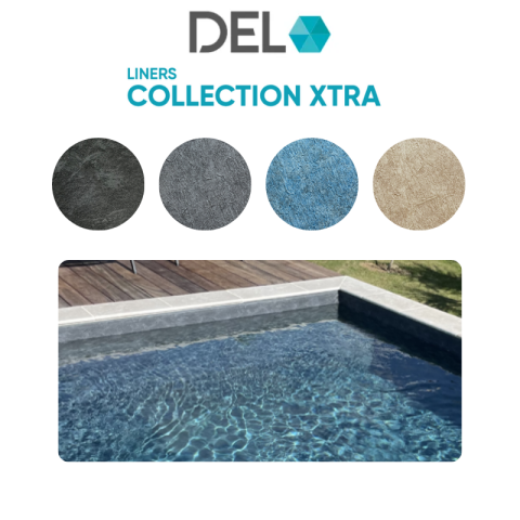 Liner imprimé texturé 3D XTRA DEL 95/100ème