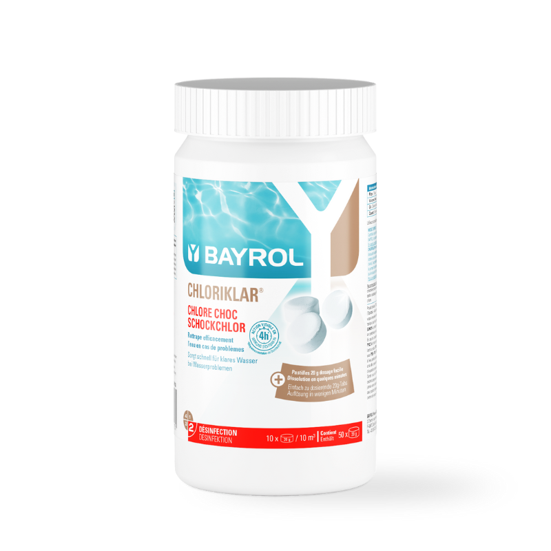 Traitement de l eau BAYROL Chloriklar chloration choc