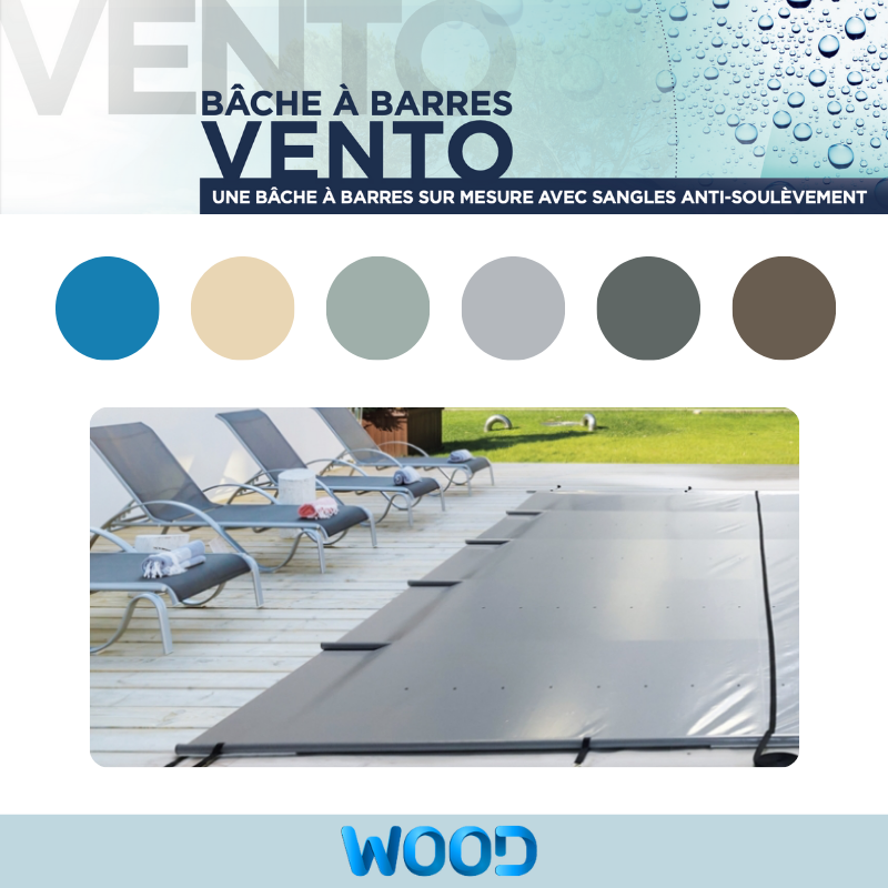 Bâche à barres Wood Vento