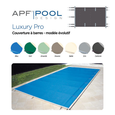 Bâche à barre Luxury Pro - 7 coloris